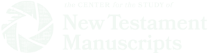 Center for the study of new testament manuscripts Logo