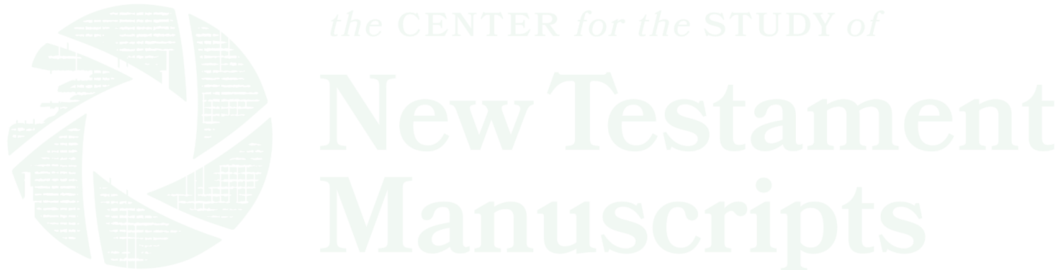 Center for the study of new testament manuscripts Logo